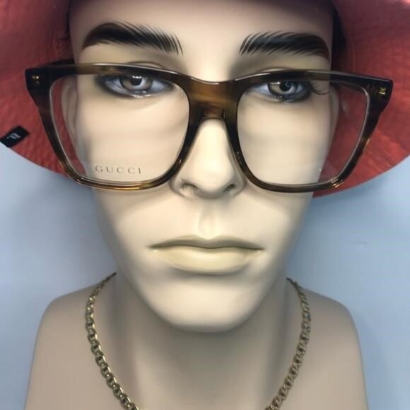 New Authentic GUCCI GG0452O 004 Oversized Eyeglasses - Picture 6 of 12